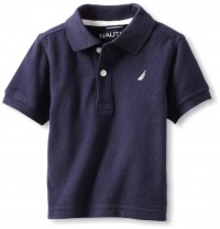 Nautica Sportswear Kids Baby-boys Infant Short Sleeve Solid Polo, Sport Navy, 24 Months