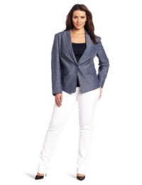 Calvin Klein Women's Plus-Size Pick Stitch Jacket