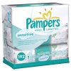 Pampers Sensitive Wipes -- 768 Total Count -- (192 Count, Pack of 4)