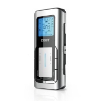 Coby CX90SVR Digital Pocket AM/FM Radio, Silver