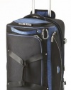 Travelpro Luggage T-Pro Bold 26 Inch Drop Bottom Rolling Duffel Bag, Black/Blue, One Size