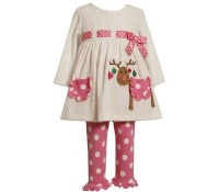 Bonnie Baby-girls Newborn Reindeer Legging Set