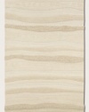 Couristan 2150/9000 Super Indo-Natural Impressions Stripe/White 5-Feet 6-Inch by 8-Feet Rug