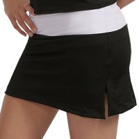 Drop Waist Tennis Skirt with Slits and Shorts