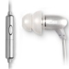 JLAB J6M-SLV-FOIL JBuds High Fidelity Ergonomic Earbuds Style Headphones with Mic, Titanium Silver