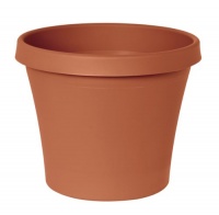 Fiskars 50014C 14-Inch Terrapot Taper Planter, Color Clay