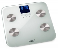 Ozeri Touch 440 lb Digital Bathroom Scale -- Measures Weight, Body Fat, Hydration, Muscle and Bone Mass with Auto Recognition Technology for 8 Personal Profiles