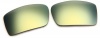 Oakley Gascan 13-664 Iridium Rimless Sunglasses,Multi Frame/Emerald Lens,One Size