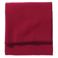 Pendleton Eco-Wise Wool Washable Queen Red Blanket