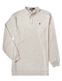 Polo Ralph Lauren Clasic-Fit Long-Sleeved Interlock Polo (Medium, Andover Heather)