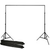 PBL BACKDROP BACKGROUND SUPPORT STAND SYSTEM PHOTOGRAPHY STUDIO VIDEO 10'X12' HEAVY DUTY BACKGROUND STANDS , SPRING LOADED NEWLY PATENTED 12' CROSS BAR by PBL