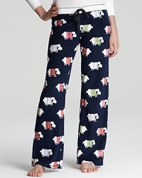 Count sheep to sleep in these cute, cozy, thermal-velour pants from PJ Salvage.