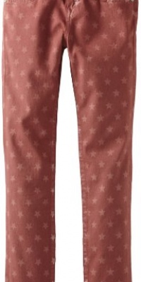 True Religion Girls 7-16 Casey Super Skinny Star Print Legging, Fuchsia, 12