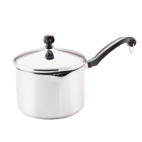 Farberware Classic Stainless Steel 3-Quart Covered Straining Saucepan