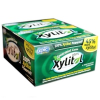 Epic Dental 100% Xylitol Sweetened Gum, Spearmint, 12 Count