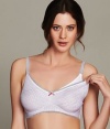 Elle Macpherson Intimates Momamia Wire-Free Nursing Bra, 36FF, Cradle Pink