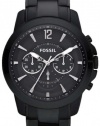 Fossil FS4723 Grant Stainless Steel Watch, Black