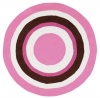 Area Rug 4x4 Round Kids Pink Color - Surya Playground Rug from RugPal