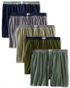 Fruit of the Loom Men's 5 Pack Soft Stretch Knit Boxer