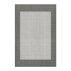 Couristan 1005/3012 Recife Checkered Field/Grey-White 2-Feet by 3-Feet 7-Inch Rug