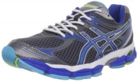 ASICS Women's GEL-Cumulus 14 Running Shoe,Storm/Brilliant Blue/Aqua,9.5 M US