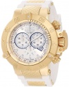 Invicta 11835 Men's Subaqua Noma III Swiss Quartz Gold Tone Silicone Strap Watch