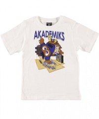 Akademiks Break It Down T-Shirt (Sizes 8 - 20) - white, 10 - 12