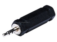 MP 1/4-Inch Stereo Jack (Female) to 3.5mm Stereo Plug (Male) Adapter