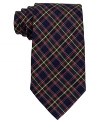 Tartan plaid from Tommy Hilfiger keeps any outfit on target.