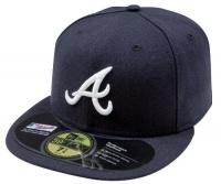 MLB Atlanta Braves Authentic On Field Road 59FIFTY Cap