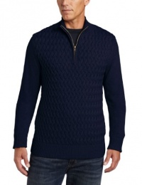 Alex Stevens Men's Basketweave Quarter Zip