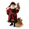 Department 56 Possible Dreams Santas Ornamental Family Santa Figurine, 10.75-Inch