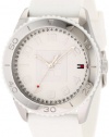 Tommy Hilfiger Women's 1781122 Sport Stainless Steel White Silicon Watch