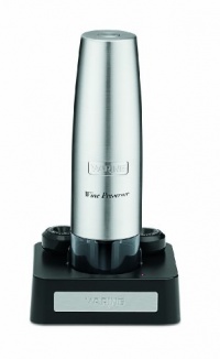 Waring Pro WP55 Cordless Wine Preserver, Black/Brushed Stainless