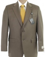 Ralph Lauren Mens 2B Solid Taupe Wool Sport Coat Jacket