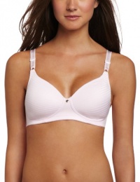 Warner's Women's Secret Makeover Natural Lift Wire Free Striped Bra