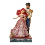 Disney Traditions by Jim Shore 4015337 Ariel and Prince Dancing Figurine 6-Inch