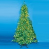 7.5' Pre-Lit Slim Sugar Pine Christmas Tree - Clear Lights