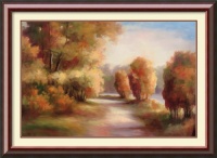 Changing Seasons by Marc Lucien, Framed Print Art - 32.29 x 44.29