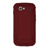 Amzer Silicone Skin Jelly Case for Samsung/Google Nexus S - Maroon Red