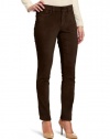 Not Your Daughter's Jeans Women's Petite Jade Janice Coruroy Legging, Ganache, 14P