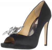 Badgley Mischka Women's Reta Open-Toe Pump