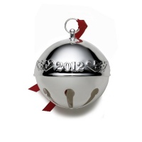 Wallace 2012 Silver Plated Sleigh Bell Ornament, 42nd Edition