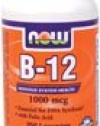 NOW Foods B-12 1000mcg  250 Lozenges