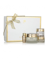 Absolue Premium Bx is the ultimate in skin care that helps deeply replenish moisture, improve skin's elasticity and clarity. Gift Set Contains: Absolue Premium Bx SPF 15 Sunscreen 1.7 oz., Absolue Eye Premium Bx 0.5 oz., Absolue Night Premium Bx 0.5 oz., Absolue Ultimate Bx Night Serum 0.27 oz. 