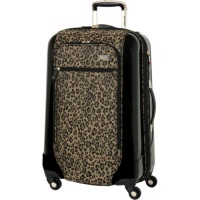 Ricardo Beverly Hills Luggage Crystal City 24 Inch Expandable Spinner Upright, Golden Leopard, Large