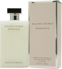 Romance by Ralph Lauren for Women, Sensuous Bath and Shower Gel, 6.7 Ounce