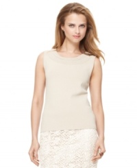 This simple shell from Jones New York is a layering essential. Try it with with blazers or cardigans!