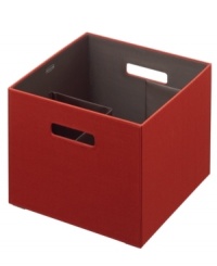 There's so much more in store. Perfectly complementing your space, this innovative and durable box looks good & organizes great with flex dividers that customize the interior to sort and order your belongings. The dividers simply pop open when you need them and pop back when you don't, creating order that makes it easy to find what you're looking for.