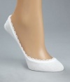 Women's HUEtopia Lace Trim Foot Liners